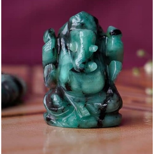 Emerald Stone Ganesha