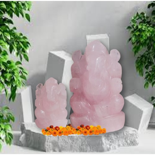 Rose-Quartz-Stone-Ganesha